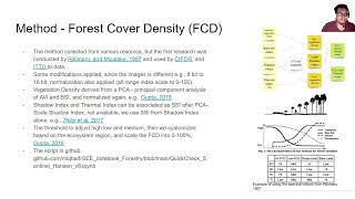 Google Earth Engine (GEE) Python API | Forest Canopy Density Mapping