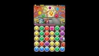 パズドラ　太鼓の達人コラボ おにをラー4体パーティでクリア