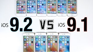 iOS 9.2 vs iOS 9.1 Speed Test Comparison - Is It Faster? Lag Fixed?