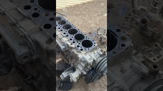 Engine liner removal sleeve removing process #shortvideo #automobile #mechanist #carpart