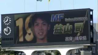 2013.03.03　開幕戦　FC岐阜vs横浜FC　FC岐阜選手紹介