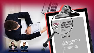 Negotiating your Next Job Harvard Business Review #dratharmansoor #harvardbusinessschool #jointracs