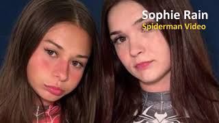Sophie Rain Spiderman Video Explained | Sophie Rain Spiderman Viral Video Full