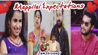 Sam vishal and shivangi status video// shivangi mom and dad mappilai expectations.♥