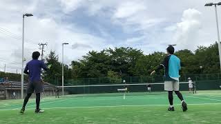 ソフトテニス　秦野杯　桃野・大窪（岩沼STC）vs 及川・神尾（Nantel泉）