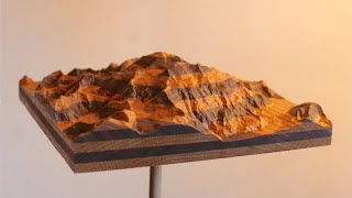 MPCNC 3D Mountain Carving - Denali