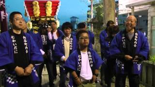 平成28年 福良八幡神社春祭り宵宮 だんじり唄 向谷