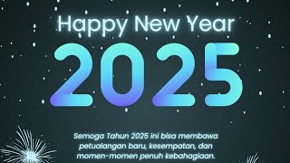 SELAMAT TAHUN BARU 2025 SANGAT MERIAH SEKALI