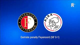 Zo klonk Feyenoord-Ajax (1-4) op Radio Rijnmond