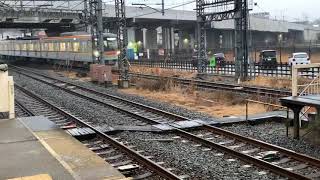 東京メトロ17000系　試運転　森林公園駅　到着