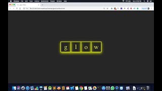 Glowing Text Effect || Pure CSS