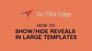 Viz Minute: How to show/hide reveals when working with large templates in Viz Pilot Edge