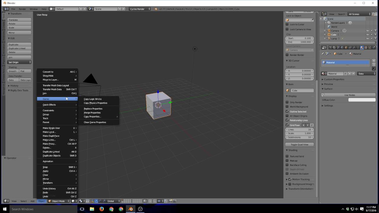 Blender Interface Tutorial Youtube