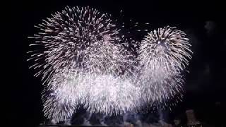 【2018年1月】新春熱海海上花火大会「光の探検」「大空中ナイアガラ」Atami Fireworks