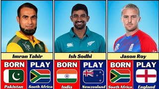 Cricket Players Who did not Play for their Country of Birth