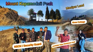 Trekking to Mount Kapamodzü a famous peak to visit in nagaland.