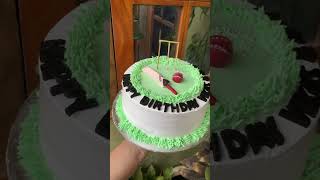 Cricket theme cake decoration 🎂