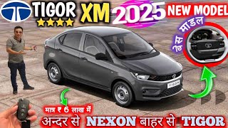 TATA TIGOR FACELIFT XM 2025 NEW MODEL REVIEW : NEW TIGOR XM 2025 BASE MODEL REVIEW @NarrusAutovlogs