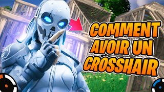 Comment AVOIR un CROSSHAIR en JEU sur FORTNITE ! (CROSSHAIR V2)