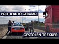 Politie | Gestolen trekker | Politieauto geramd | Verdachte wil niet stoppen