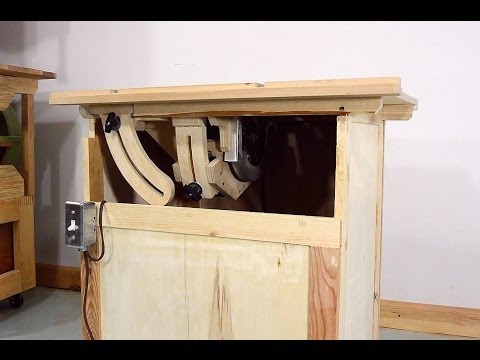 Folding table saw stand Folding table saw stand