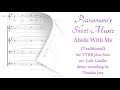 Abide With Me TTBB plus Solo (arr. Julie Gaulke) Pianomom's Sheet Music