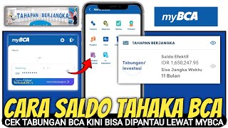 cara cek saldo tabungan Berjangka BCA ● Cek tahapan berjangka bca