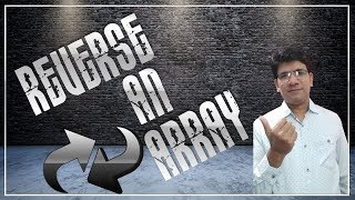 Reverse an array | C program to reverse an array