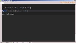 Working with Hashes in Ruby (Part 1 of 2) - tekniqal.com