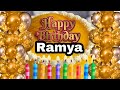 happy birthday to you ramya🎉🥳🫵🏼🎂🎂 #happybirthday #capcut ‎ ‎@happybirthday 