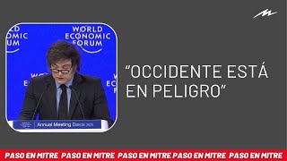 El discurso completo de Javier Milei en el Foro de Davos: “Occidente está en peligro”