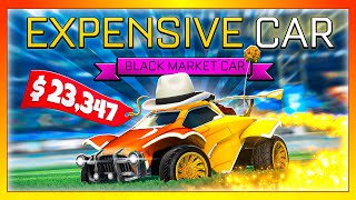 Using the Most Expensive car in Rocket League