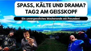 Wochenende im Bikepark Geisskopf mit Freunden || Tag 2 || Spass, Kälte und ein Drama?