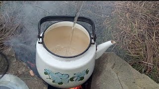 Picnic Special tea.We made an exceptional tea on our picnic in the valley.Try this at your home too.