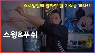 [프로가 가르쳐주는 다트잘하는법] 스윙과 푸쉬