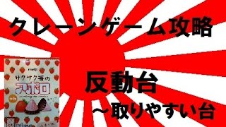 クレーンゲーム攻略の基本技動画　反動台～取れやすい台　Japanese Claw Machine Win