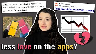 Bad news for couples who met on dating apps