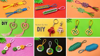 13 Best Super Easy Paracord Lanyard Keychain | How to make a Paracord Key Chain Handmade Tutorial