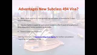 Skilled Employer Sponsored Regional Visa Subclass 494