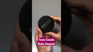 Faces Canada Weightless Matte Compact - Sand #facescanada #makeup #compact