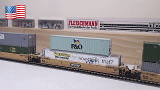 DCCTRAIN Live how it is working Scale Trains HO CIMC 53’ Reefer Container, JB Hunt/Intermodal Sound