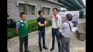 工務局與議員林銘仁會勘台65線浮洲匝道路線規劃