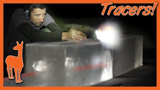 9mm Tracer Ballistic Gel Test at Night! Ammo Inc Streak 115-grain HP - The Social Regressive