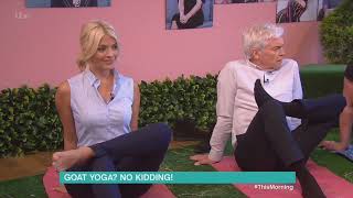 Holly Willoughby Yoga In Tight Trousers -Gorgeous Feet!