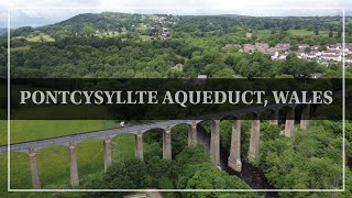 Pontcysyllte Aqueduct, Wales (4K Drone)