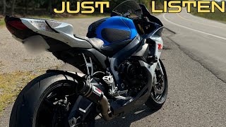 Beautiful Sound Of A GSXR 750 | Morning Scenic Ride
