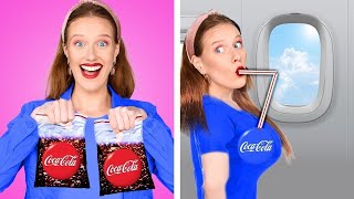 Sneak Snacks Into The Plane | Sneaking Ideas & Funny Situations! Sneak Anything Anywhere by Kaboom!