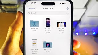 ANY iPhone How To Access iCloud Drive!