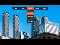 Navigation bar with dropdown menu animation