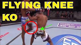 Yoel Romero''s UFC Flying Knee KO DEBUT!